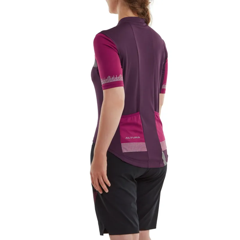 Altura Nightvision Womens SS Jersey Purple-4